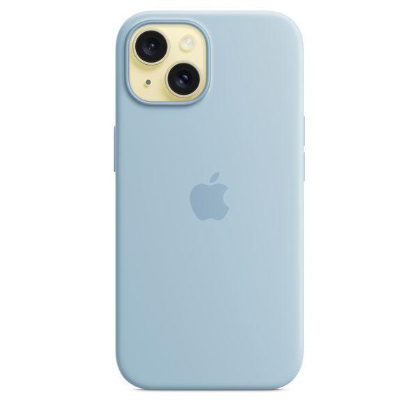 MWND3ZM_A iphone 15 sil case light blue