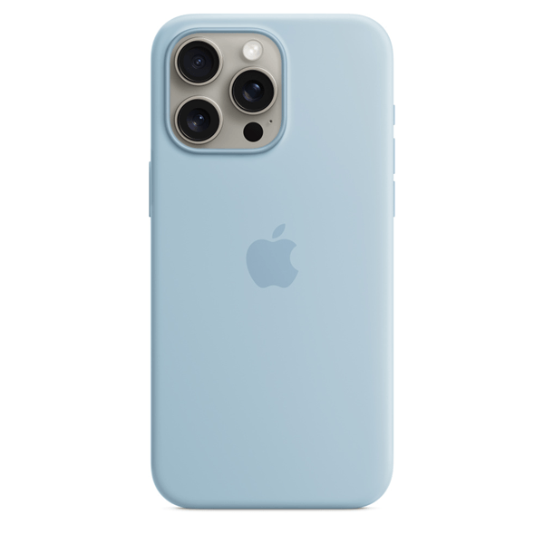 MWNR3ZM/A?ES iphone 15 pro max si case light bluee