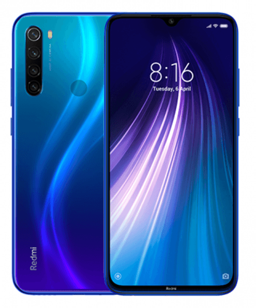MZB096YEU smartphone xiaomi redmi note 8 2021 6.3p 4g 4gb 64gb azul