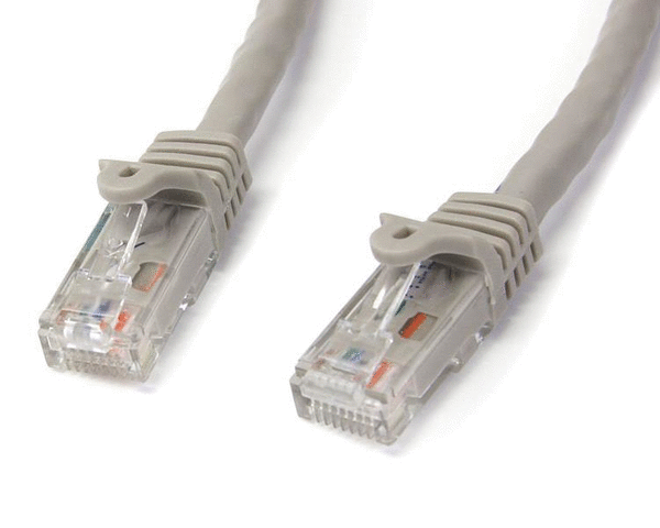 N6PATC3MGR cable red cat.6 utp 10-100-1000 startech 3m gris