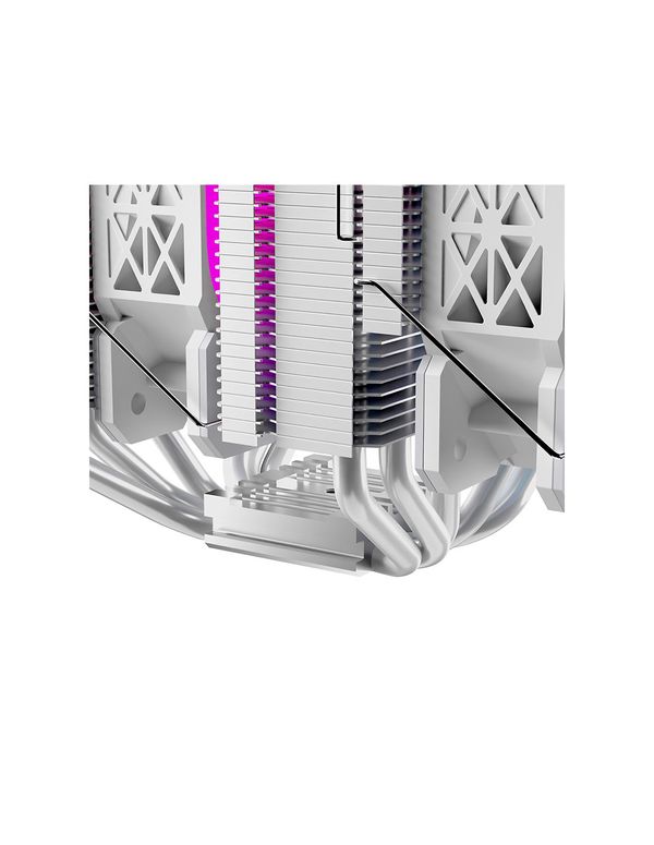 NF-CPU-SCULPTORX-W refrigerador nfortec sculptor x argb 2x120mm blanco