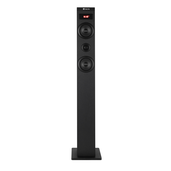 NGS SKYCHAM 2.1 altavoz torre ngs 80w compatible con tecnologaa bluetooth usb-radio fm-aux. entrada ï½ptica