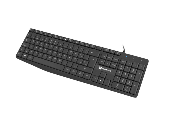 NKL-1948 teclado natec nautilus slim layout espanol negro