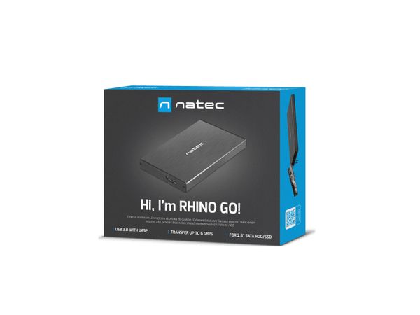 NKZ-0941 caja externa natec rhino go disco duro 2.5p usb 3.0 sata negra