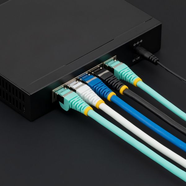 NLWH-10M-CAT6A-PATCH cat6a ethernet cable 10m lszh 10gbe network patch cab le