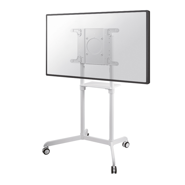 NS-M1250WHITE newstar mobile flat screenfloor stand height 160cm wht 37-70 in