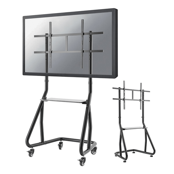 NS-M3800BLACK mobile flat screen floor stand stand-trolley h152-169 c m