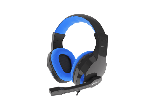 NSG-1436 auriculares gaming genesis argon 100 2.0 mini jack negro-azul
