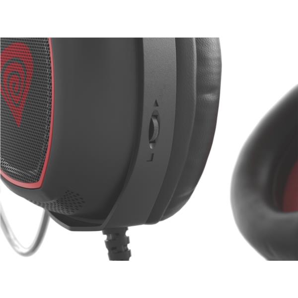 NSG-1578 auriculares gaming genesis radon 300 7.1 virtual usb negro rojo