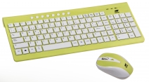 NW-KIT EVO RED teclado inalambrico-raton evo optico netway 2.4ghz verde