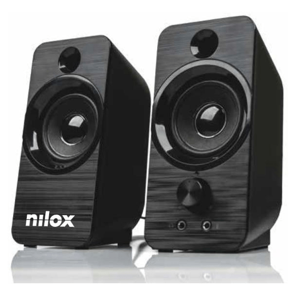 NXAPC02 altavoz pc nilox 6w negro