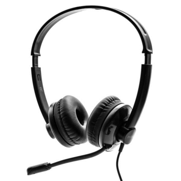 NXAU0000003 auriculares nilox microfono control volumen negro alambrico usb