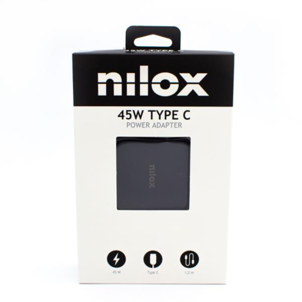 NXCARUSBC45 cargador adaptador de corriente universal nilox 45w automatico tipo c