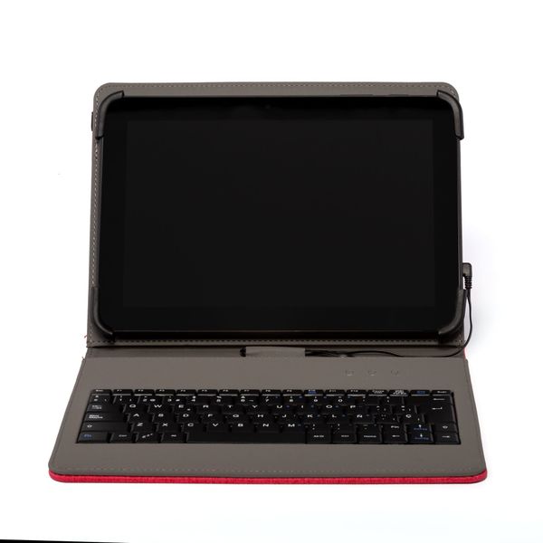 NXFU002 funda teclado nilox usb 10.1p roja