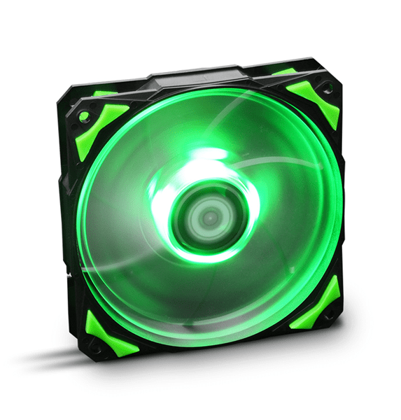 NXHUMMERF120LG ventilador nox h-fan verde 12 cm led verde
