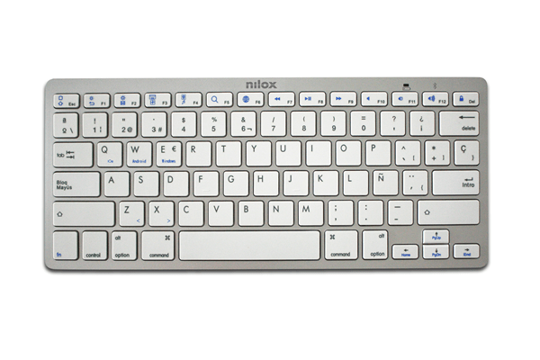 NXKB01S teclado nilox bluetooh silver