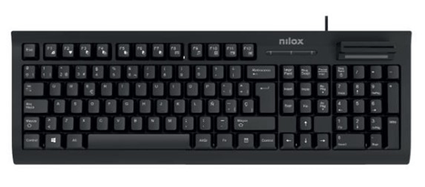 NXKIRE0001 nilox teclado con lector dni e y smartcard