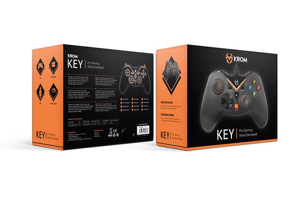 NXKROMKEY gamepad krom key gaming pc ps3 usb