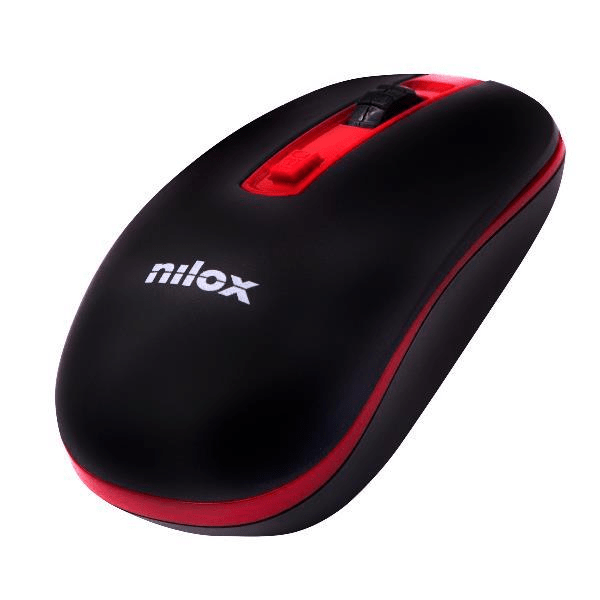 NXMOWI2002 raton nilox nxmowi2002 wireless 1000 dpi negro-rojo