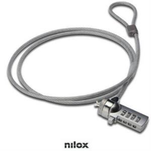 NXSC002 cable seguridad para portatil nilox combinacion 4 digitos 1.5m