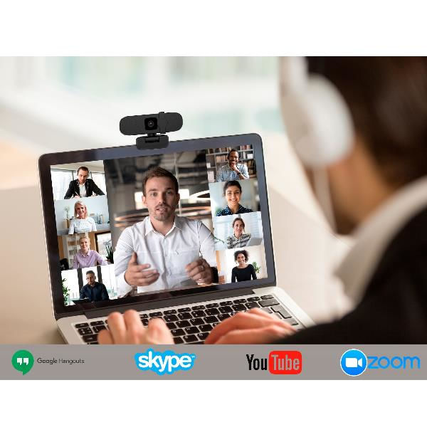 NXWCA01 webcam nilox nxwca01 fhd 1080p con microfono enfoque automatico