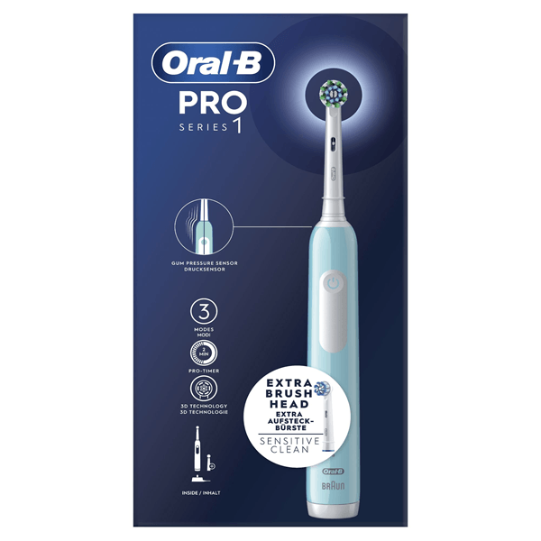 ORAL-B PRO 1 AZUL cepillo dental electrico braun pro 1 caribeean blue eb50rx-eb60x