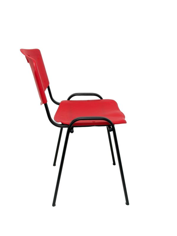 PACK426IRJ pack 4 sillas confidente modelo robledo plastico rojo piqueras y crespo pack426irj