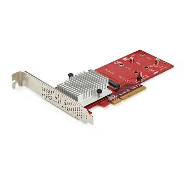 PEX8M2E2 x8 dual m.2 pcie ssd adapter for pcie nvme-ahci m.2 ss ds