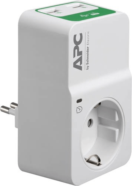 PM1WU2-IT apc essential surgearrest 1 outlet 230v 2 port usb charger italy
