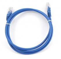 PP12-1M/B cable cat5e utp moldeado 1m azul