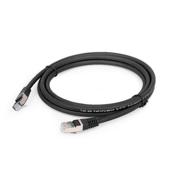 PP6A-LSZHCU-BK-0.25M cable red s ftp gembird cat 6a lszh negro 0.25 m