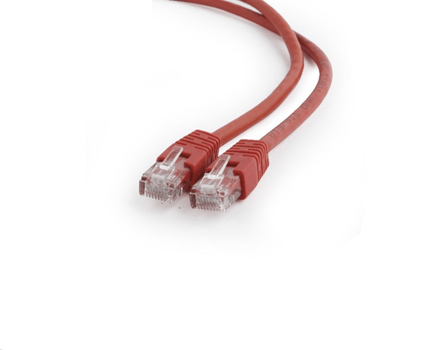 PP6U-0.5M/R cable red gembird utp cat6 0.5m rojo