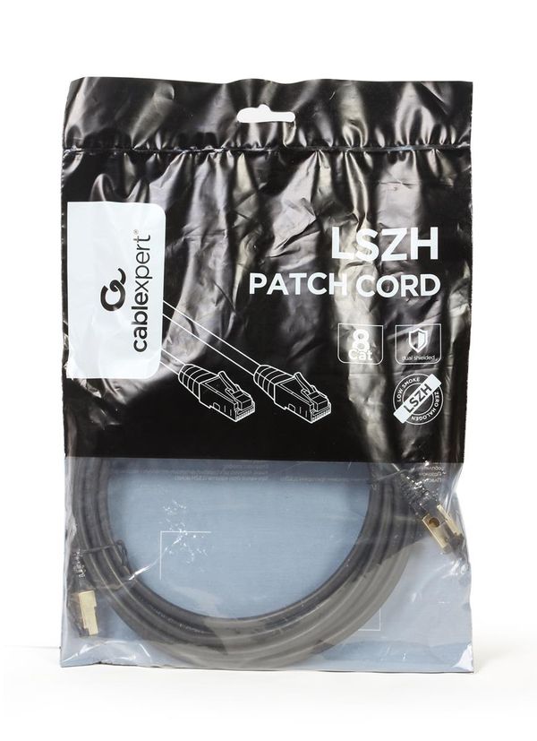 PP8-LSZHCU-BK-0.5M cable red s ftp gembird cat 8 lszh negro 0.5 m