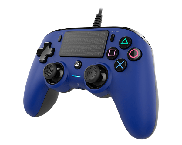 PS4OFCPADBLUE gamepad nacon compact ps4 oficial-azul