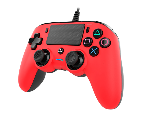 PS4OFCPADRED gamepad nacon compact ps4 oficial-rojo