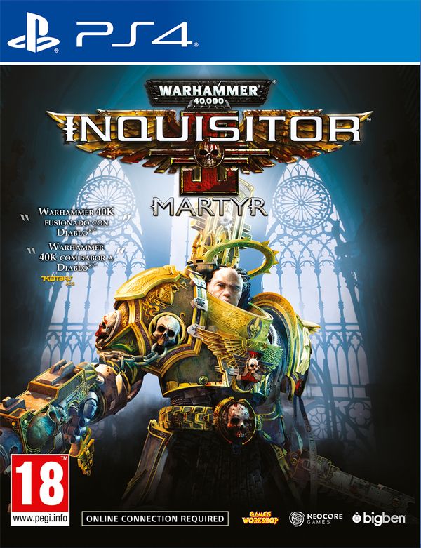PS4WH40KSPPT videojuego warhammer 40000 inquisitor martyr de p s4