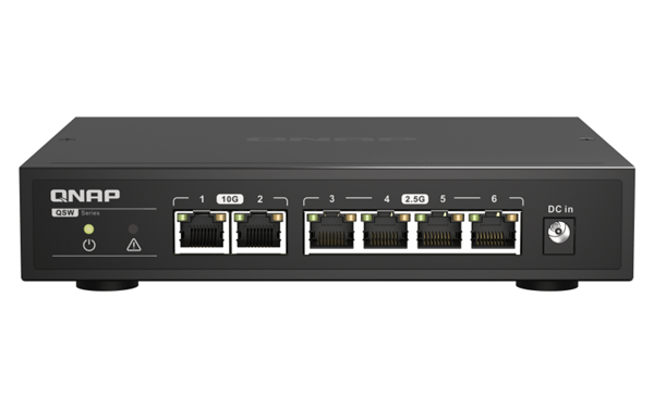 QSW-2104-2T switch 2 ports 10gbe rj45 5 ports 2.5gbe rj45-unmanag ed