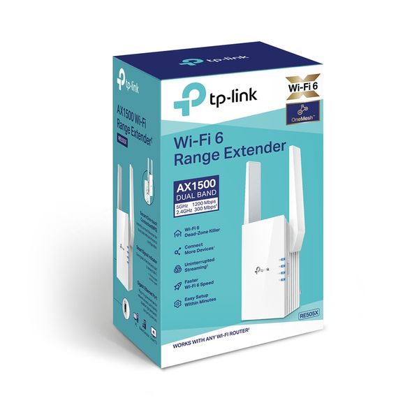 RE505X extensor red tp link ax1500 wifi 6