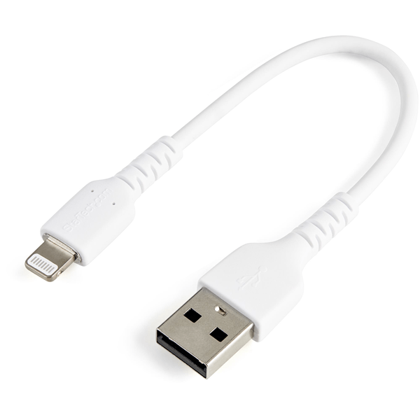 RUSBLTMM15CMW 15cm usb to lightning cable apple mfi certified-whi te