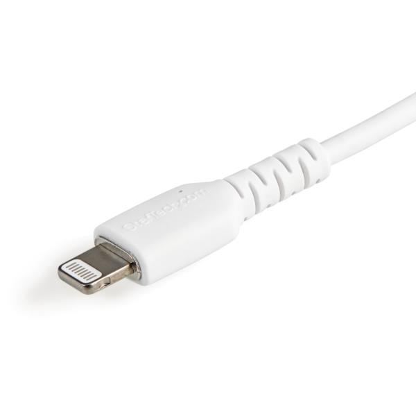 RUSBLTMM30CMW cable de 30cm usb a lightning para ipad iphone blanco