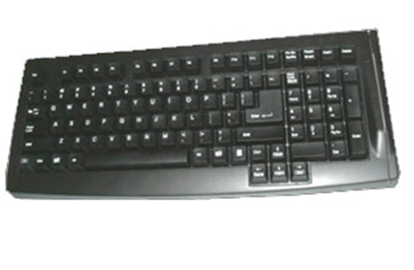 S100B posiflex teclado pc-lector de banda magnetica 3 pistas. usb negro.