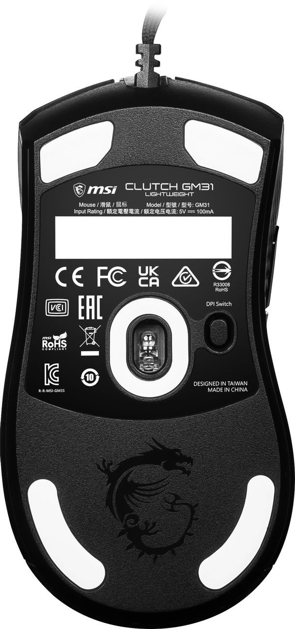 S12-0402050-CLA raton msi clutch gm31 lightweight