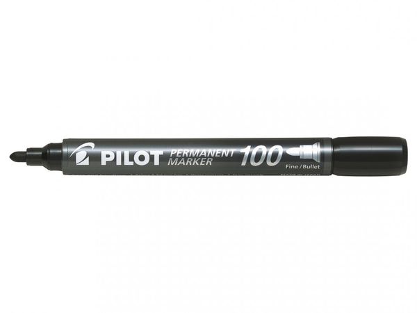 SCA-100-B marcador permanente punta conica sca 100 negro pilot sca 100 b