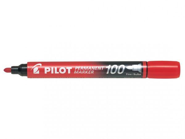 SCA-100-R marcador permanente punta conica sca 100 rojo pilot sca 100 r