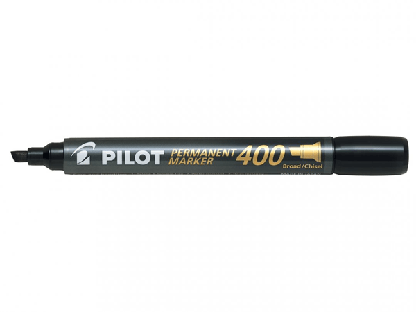 SCA-400-B marcador permanente punta biselada sca-400 negro pilot sca-400-b