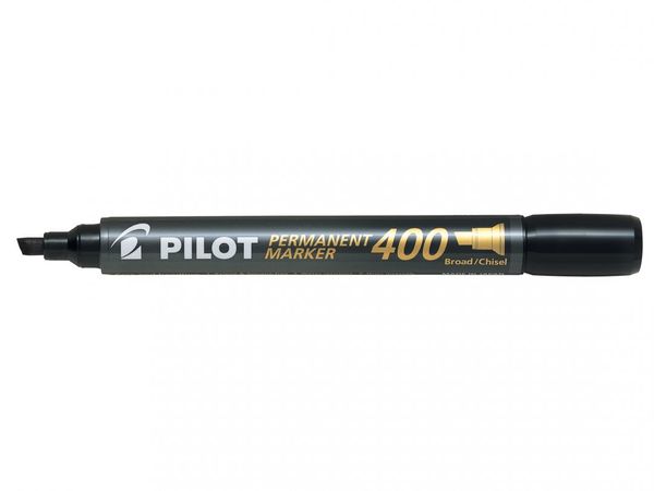 SCA-400-B marcador permanente punta biselada sca 400 negro pilot sca 400 b