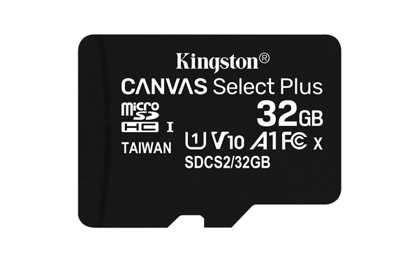 SDCS2/32GB memoria 32 gb micro sdhc kingston uhs-i canvas select plus clase 10 adaptador sd