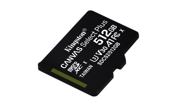 SDCS2_512GB 512gb microsdxc canvas select 100r a1 c10 card sd adapt er