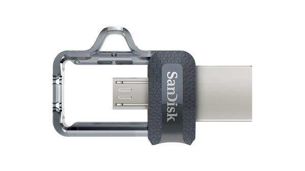 SDDD3-064G-G46 memoria micro usb usb 3.0 sandisk ultra dual drive m3.0 64gb grey silver sddd3 064g g46