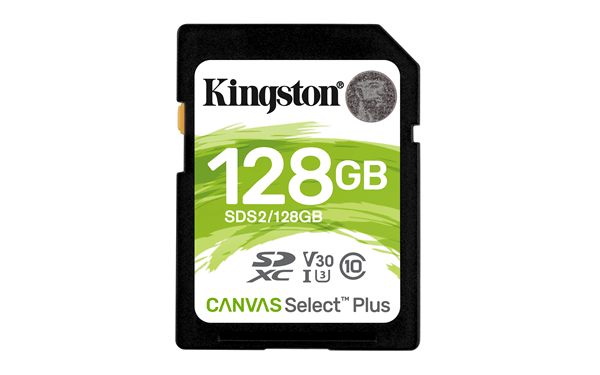 SDS2/128GB 128gb sdxc canvas select plus 100r c10 uhs-i u3 v 30